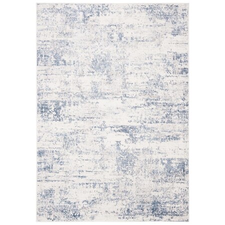 Safavieh 2 ft. 2 in. x 4 ft. Amelia Rectangle Power Loomed Area RugIvory & Blue ALA700A-24